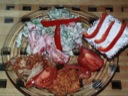 Makrel og tun i tomat m. salat